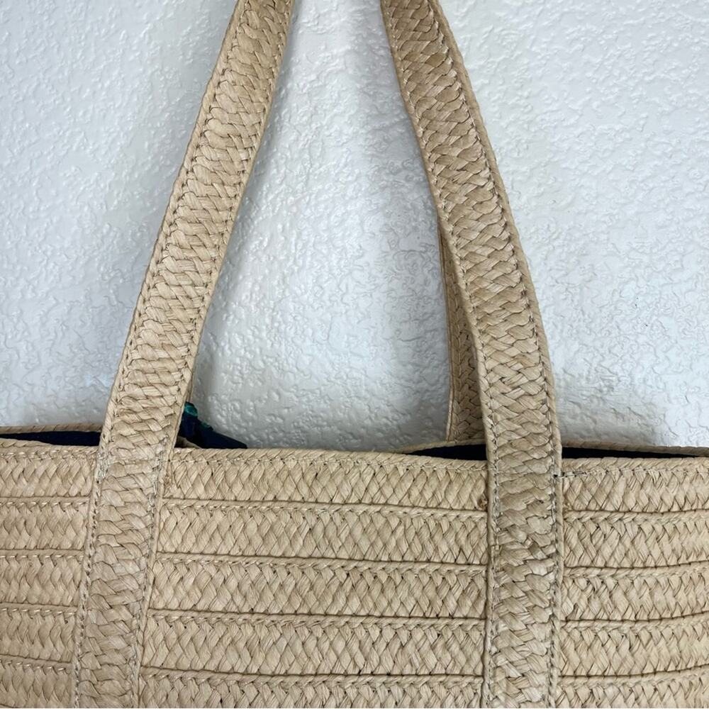 From Draper James •Straw Bag with Floral Scarf - Picture 10 of 10